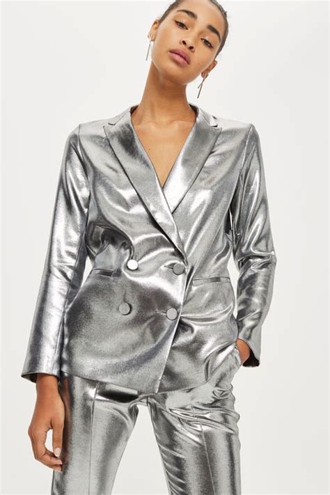 fendi silver suit women.